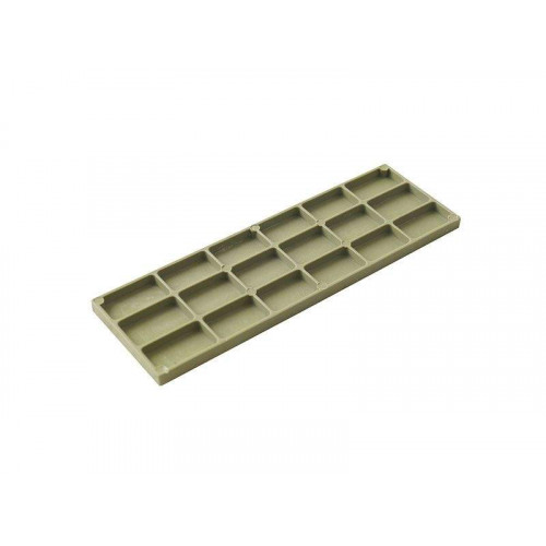 Пластина рихтовочная Bistrong 100x32x4 желтая, 100  шт