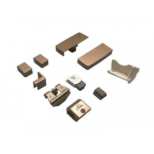 Комплект шин Patio Alversa, ПВХ/дерево, 901-1050 мм, средняя бронза R053