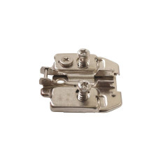 Планка монтажная для петель Firmax Advanced, h=0, крестовая с регулировкой по высоте, с предустановленным евровинтами