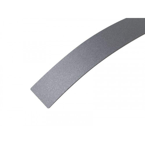 Кромка ABS Alpha-Tape Metallica 23х1 мм, одноцветная, без защитной пленки, антрацит Metaldeco