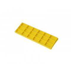 Пластина рихтовочная Bistrong 100x34x4 желтая, 100  шт