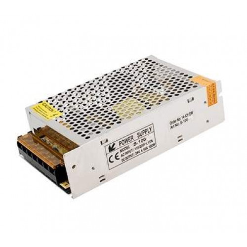 Блок питания в сетчатом корпусе AC-230/DC-12V, iP20, 100W