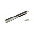 Шпингалет накладной, 225 мм, высота 10.5 мм, черный RAL9005