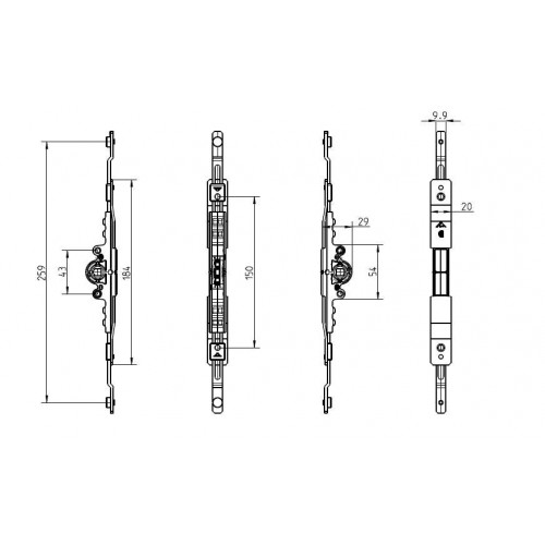 Редуктор Patio Alversa 280, d10, DM15