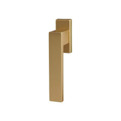 Ручка оконная Internika Dublin 35 мм, алюминиевая, 2 винта, золото F3 (45°) (матовая поверхность)