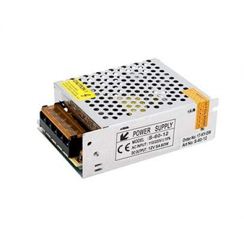Блок питания в сетчатом корпусе AC-230/DC-12V, iP20, 60W