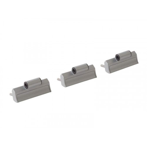 Петля на створке 20 мм Patio FOLD Alu /3 шт./ серебро