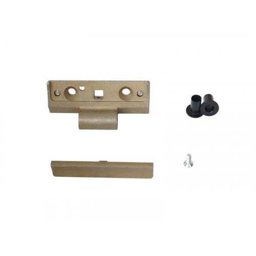 Петля на створке 20 мм Patio FOLD Alu /3 шт./ неокрашенный