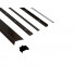 Комплект направляющих PSK Comfort GR107/240, коричневый RAL8022