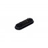 Ручка для сдвижных дверей наружная ракушка, черный матовый