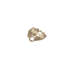 Планка монтажная для петель DTC Pivot Pro Clip-on, h=2, крестовая, муфта под саморез, 10  шт