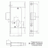 Замок KFV ригельный 50/PZ/F16/45 3203436
