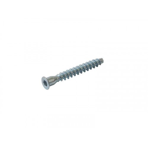 Конфирмат D6.3x50, шестигранник, оцинкованный, с отверстием под заглушку, Firmax, 100  шт