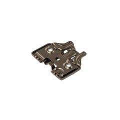 Планка монтажная 3D для петель Firmax Smartline Clip On, soft-Close, H=2, крестовая с регулировкой по высоте, под саморез, черный никель
