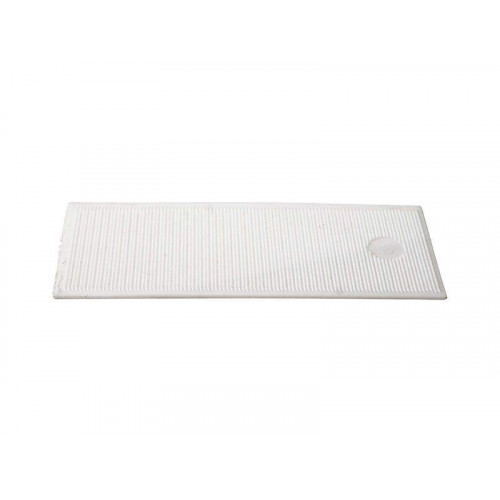 Пластина рихтовочная Bistrong 100x40x1 белая, 100  шт