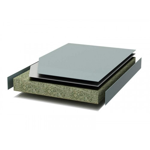 Плита ДСП (столешница) Alphalux Сланец бронза F. 2629 с ABS кромкой 4200*39*600 мм