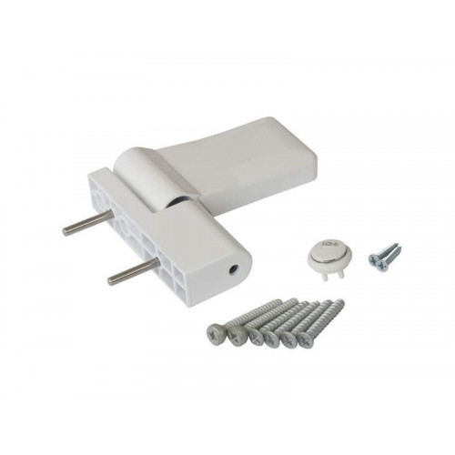 Петля дверная Elementis серия IQ-Plus 16-19 мм, белый RAL9016