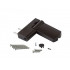Петля дверная Maxbar PS27 (23-26, 5/105-42), коричневая RAL8077