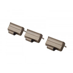 Петля на створке 30 мм Patio FOLD Alu /3 шт./ темная бронза