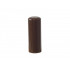 Накладка декоративная для ввертных петель, диаметр 20 мм, пластик, коричневый, 10  шт