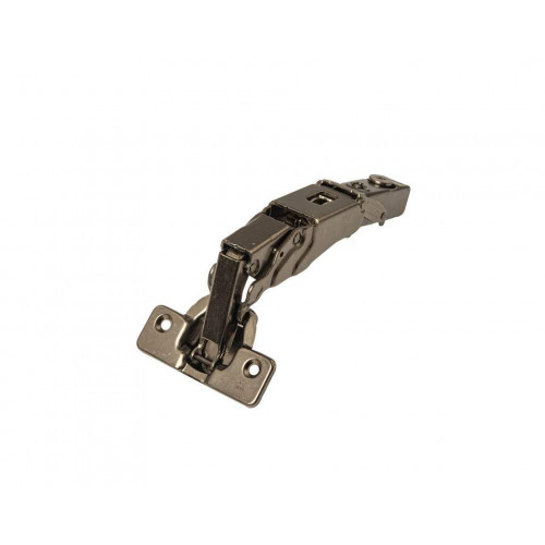 Петля для накладных дверей Firmax Smartline, clip On, Soft-Close, угол открывания 155°, 48 мм, 35 мм чашка, черный никель
