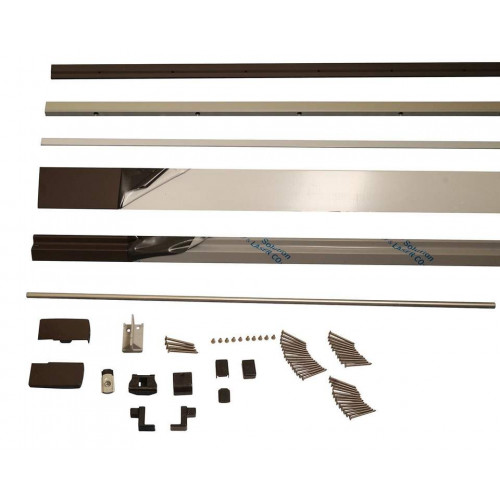 Комплект шин Patio Alversa ALU, 1081-1280/2630 мм, темная бронза R05.4