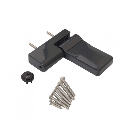 Петля дверная Elementis серия IQ-Plus 19-22 мм, антрацит RAL7016