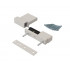 Петля дверная Elementis Compact, на 80 кг, белый RAL9016