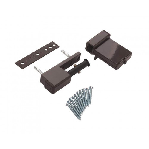 Петля дверная Elementis Compact, на 80 кг, коричневый RAL8019