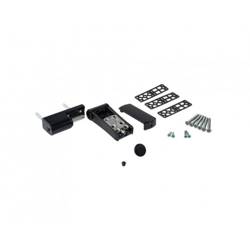 Петля дверная регулируемая Elementis 3-D 105 мм (14-19, 5 мм) на 120 кг, черная RAL9005