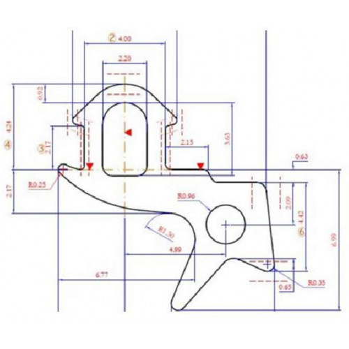 Уплотнитель совместим с профилем KBE 255 (стеклопакет), EPDM, черный, 350  м