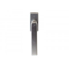 Ручка оконная Hoppe Dallas Secustic алюминиевая, штифт variofit 32-52 мм (F9) титан, 90°, 2 винта М5х55/60