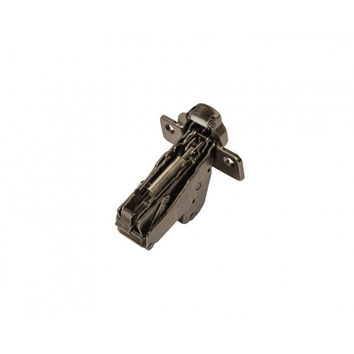 Петля для накладных дверей Firmax Smartline, clip On, Soft-Close, угол открывания 155°, 48 мм, 35 мм чашка, черный никель