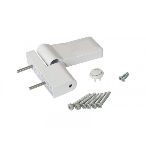 Петля дверная Elementis серия IQ-Plus 19-22 мм, белый RAL9016