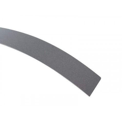 Кромка ABS Alpha-Tape Metallica 23х1 мм, одноцветная, без защитной пленки, антрацит Metaldeco