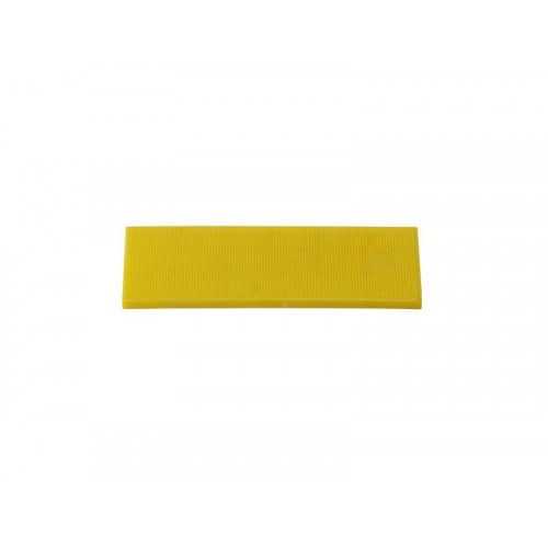 Пластина рихтовочная Bistrong 100x38x4 желтая, 100  шт