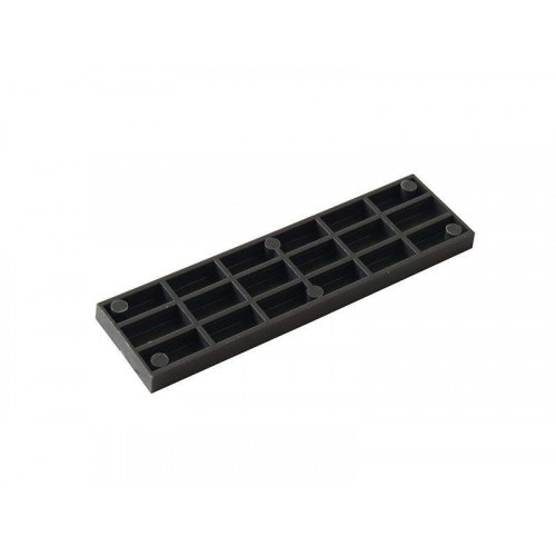 Пластина рихтовочная Bistrong 100x28x6 черная, 100  шт