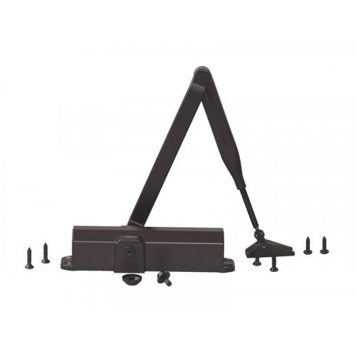 Доводчик Maxbar 100 Size2/3/4 с тягой, темно-коричневый