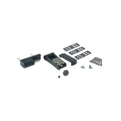 Петля дверная регулируемая Elementis 3-D 105 мм (14-19, 5 мм) на 120 кг, антрацит RAL7016