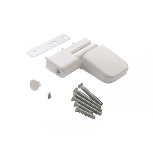 Петля дверная Maxbar 89NN, 16, 5-19 мм, белый RAL9016