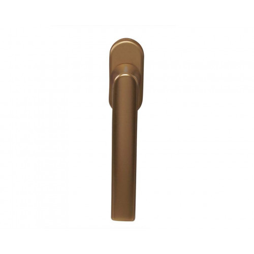 Ручка оконная алюминиевая Hoppe Hamburg SecuForte, штифт vario fit 32-42 мм, 45°, 2 винта М5х45, 2 винта М5х50, бронза
