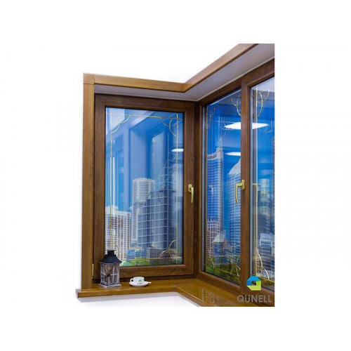 Стартовый профиль Qunell St-25 мм темный дуб (Renolit 2052-089), 6  м