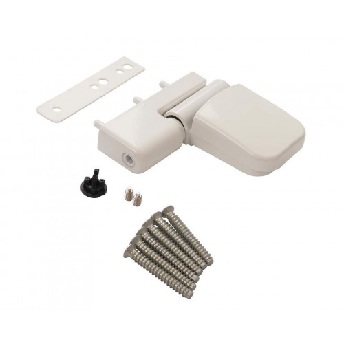 Петля дверная Maxbar 89NN, 16, 5-19 мм, белый RAL9016