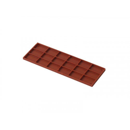 Пластина рихтовочная Bistrong 100x34x3 красная, 100  шт