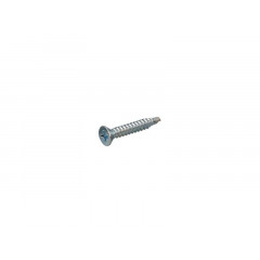 Шуруп c буром Maxbar (саморез) 3.9x25, потайная головка, оцинкованный с насечками, 1000  шт
