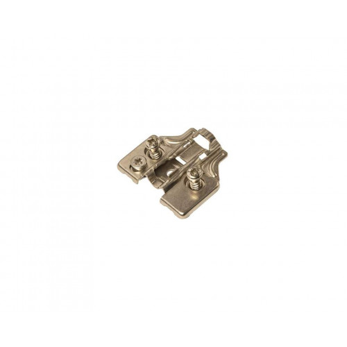 Планка монтажная 3D для петель Firmax Smartline Clip On, Soft-Close, h=2, крестовая с регулировкой по высоте, под евровинт