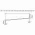 Слив наружный алюминиевый 130 мм белый, 6  м