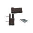 Петля дверная Elementis K-V (15-20 мм), на 120 кг, коричневая RAL8019