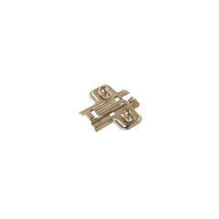 Планка монтажная для петель DTC Pivot Star Anyway Clip-on, h=2, крестовая, муфта под саморез, 10  шт