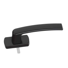 Ручка оконная Harmony штифт 35 мм коричневая фиксация 45° RAL 8019 (без винтов)